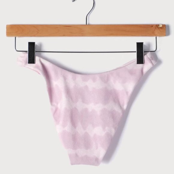 RVCA Live and Let Dye Light Purple Tie-Dye Halter French Bikini M - Picture 12 of 14